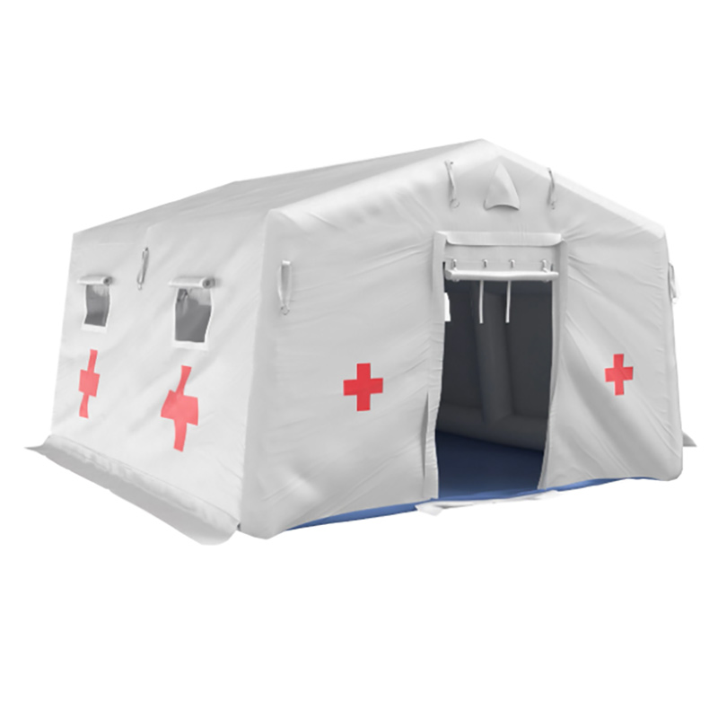 Tejido de poliéster recubierto de PVC para tienda de hospital médico inflable impermeable para emergencias