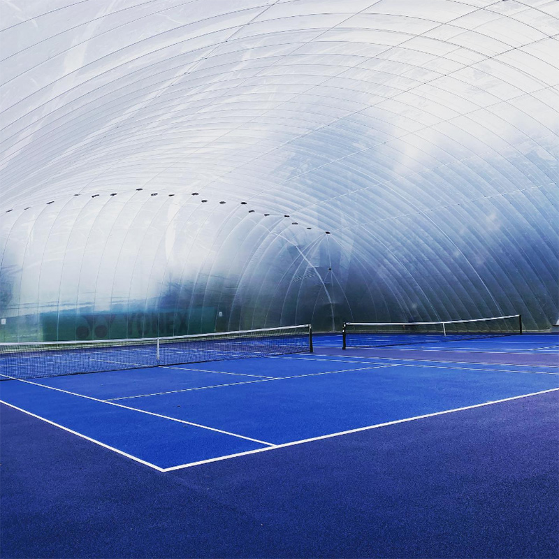 Tejido de poliéster recubierto de PVC para cancha de tenis inflable