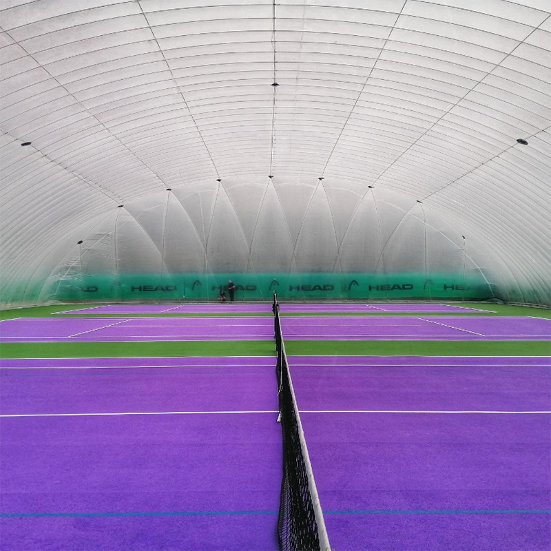 Tejido de poliéster recubierto de PVC para cancha de tenis inflable